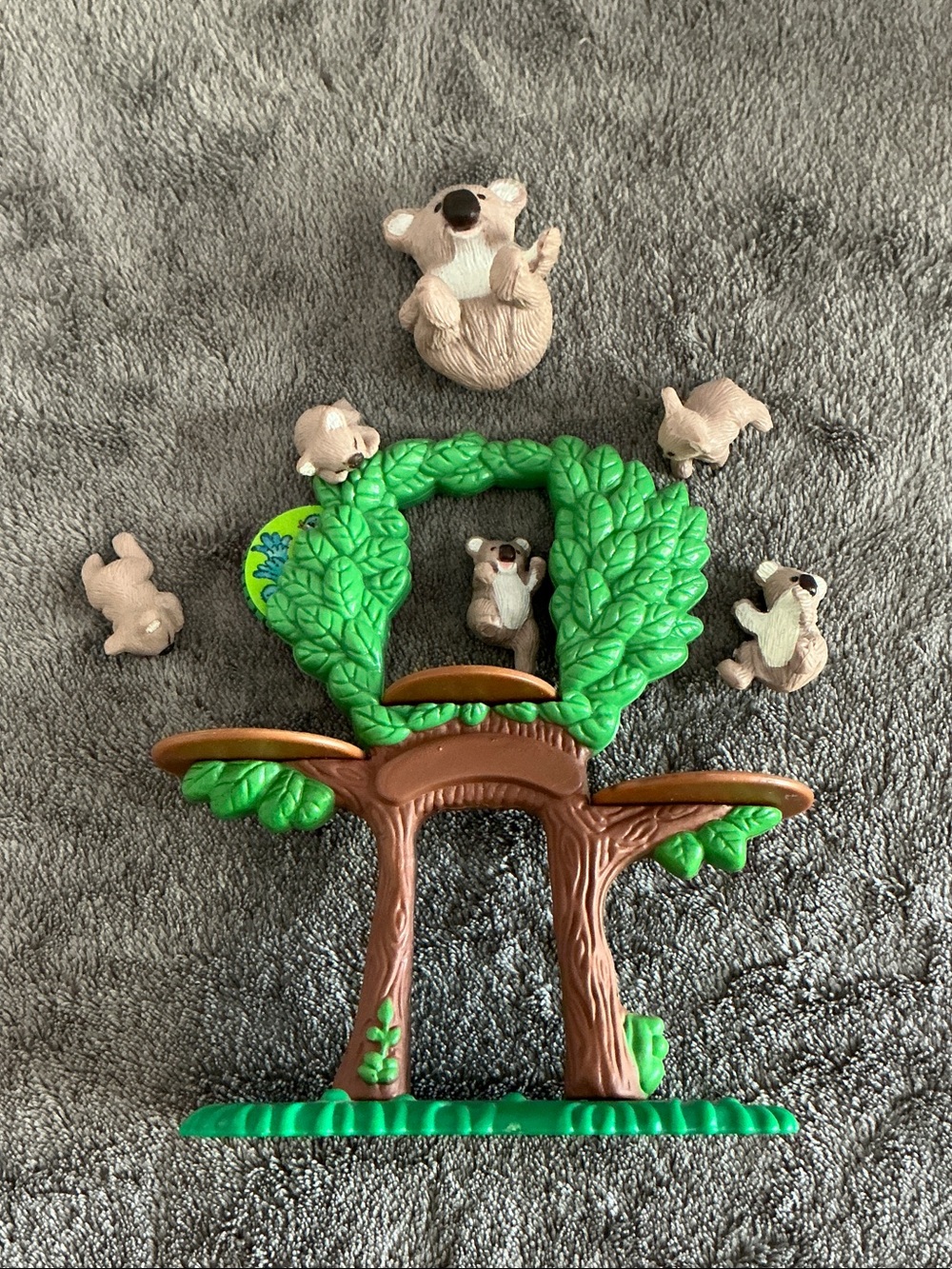 Vintage 1994 Baby Surprise Koala Bear Family Tree